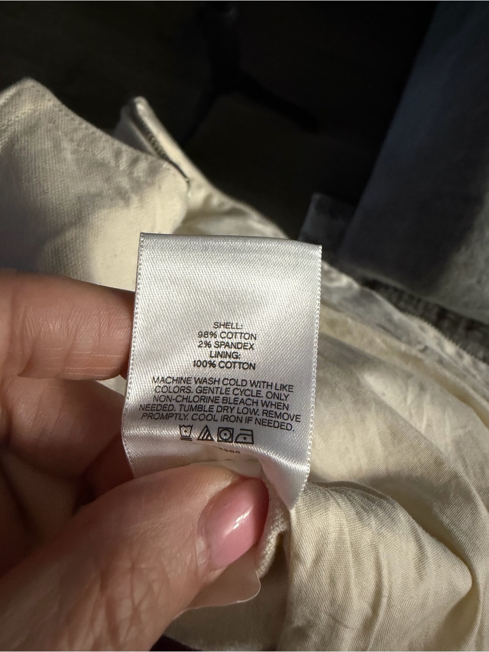 Express Men's Lightweight Zip Jacket in Cream - Picture 5 of 6